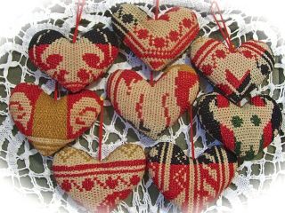 HEARTS from 1843 JACQUARD COVERLET QUILT WOVEN BY R (REUBEN) PETER IN 5 COLORS 2