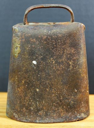 Hand Made Antique Cow Bell Goat / Sheep Bell Primitive Rustic Farm House Decor4 "