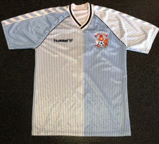 Vintage 1980s Coventry City Hummel Home Shirt - Match Worn ?