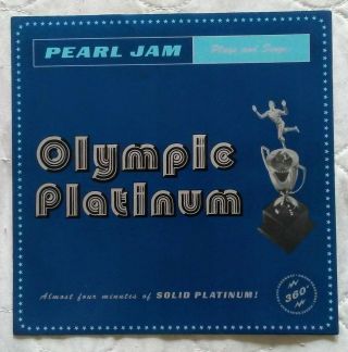 Pearl Jam - Olympic Platinum/smile - Christmas 1996 Fan Club 45 Wps