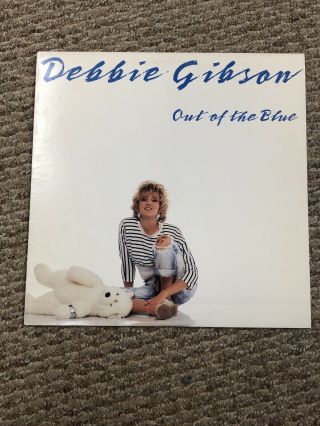 Debbie Gibson Vinyl Lp Out Of The Blue 1987 Pressing Inner Lyric Sleeve