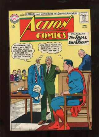 Action Comics 301 (7.  0) The Trial Of Superman