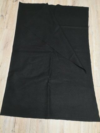 Antique heavy Wool Fabric Black 1,  4x2m Great storage 2