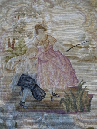Antique Petit Point Tapestry Micro Stitches EX COND 2