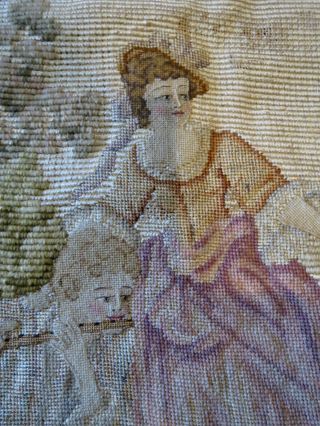 Antique Petit Point Tapestry Micro Stitches EX COND 3