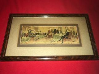 Rare Stevengraph Pure Woven Silk Embroidery Picture - Declaration Of Independence