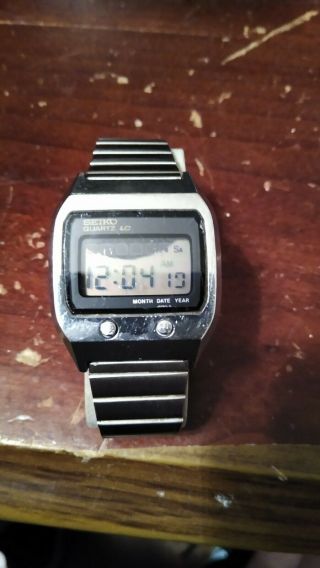 Vintage Seiko Quartz Lc 0674 - 5009 Wrist Watch L@@k