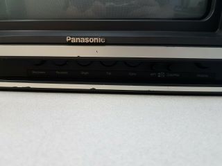 Vintage Panasonic CT - 3003 CRT Color TV Television Wood Grain Retro Good Cond 3