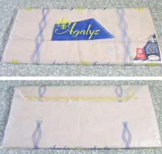 Vintage French Xl Metis Linen Top Sheet 240x335 Cm Orig Wrap 94.  5 " X 132 "