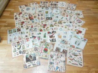 40 Victorian Scrapbook Pages/70 Sides/cards/scraps