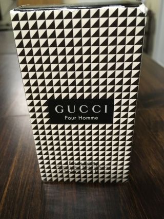Gucci Pour Homme Edt 50 Ml/1.  7oz Spray,  Vintage,  Discontinued,  Hard To Find