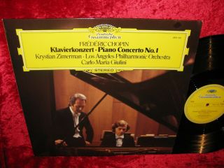 1979 Germ Nm Dg 2531 125 Stereo Chopin Piano Concerto 1 Zimerman La Phil Giulini