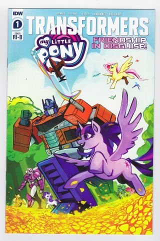 Transformers My Little Pony 1 Friendship In Disguise 1:100 Mcguire - Smith Cover