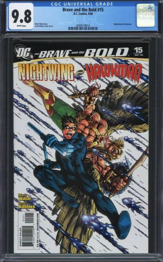 Brave And The Bold (2008) 15 Cgc 9.  8 Waid Collins Nightwing Hawkman