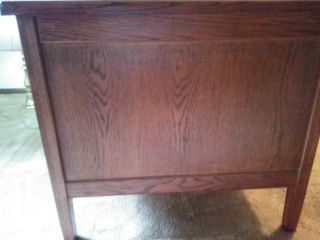 Vintage Executive Desk - Solid Wood - LOCAL PICK UP ONLY 3