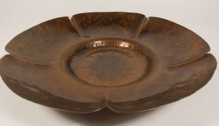 Vintage Peter Manzoni Boston Arts & Crafts Mission Era Copper Bowl