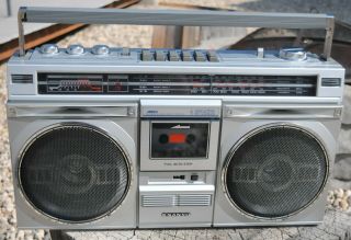 Sanyo M9935k Stereo Cassette Vintage Boombox Ghetto Blaster Belts Refurbed