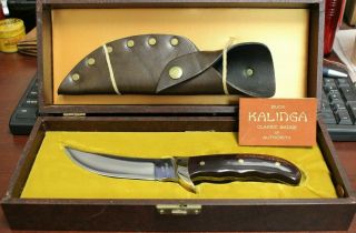 Buck Kalinga Knife Vintage Box With Booklet And Sheath.
