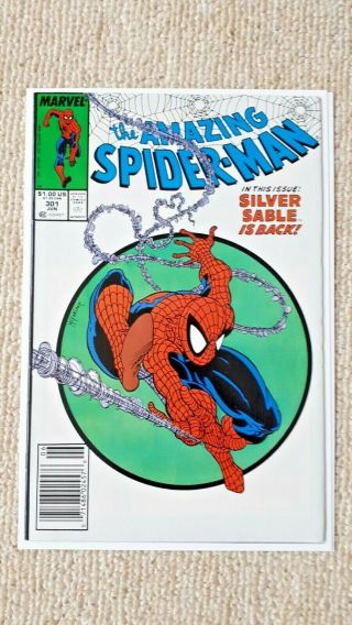 Spider Man 301 Newsstand Upc Version Marvel Comic Mcfarlane