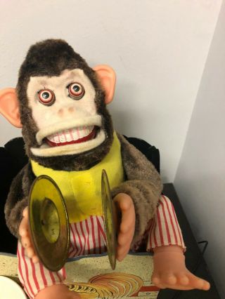 1950s Musical Jolly Chimp Cymbal Monkey Vintage Toy Daishin
