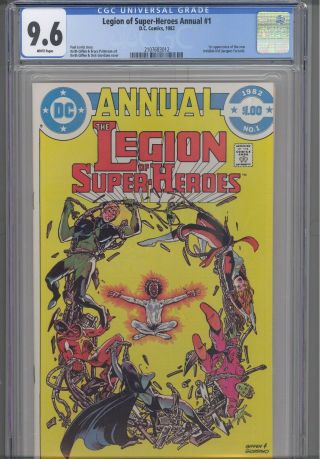 Legion Of - Heroes Annual 1 Cgc 9.  6 1982 1st App Invisible Kid : Frame