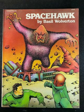 Spacehawk By Basil Wolverton 1st Edition (1978,  Paperback) Al85