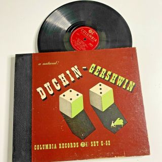 Duchin - Gershwin A Natural 4 - Ep Set Columbia C - 53 1944 78rpm Shellac 10 "