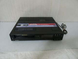 Vintage Sony Betamax Sl - Hfr70 Beta Player Recorder No Remote Made In Japan