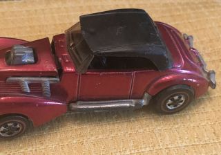 Vintage 1970 REDLINE HOT WHEELS INTENSE CHROME - ROSE Pink Colored ? CLASSIC CORD 3