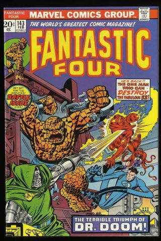 Fantastic Four 143 Nm - 9.  2 Marvel Comics Doctor Doom