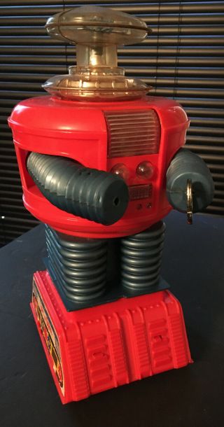 Vintage 1966 Lost In Space Toy Robot By Remco For Restoration,  Display