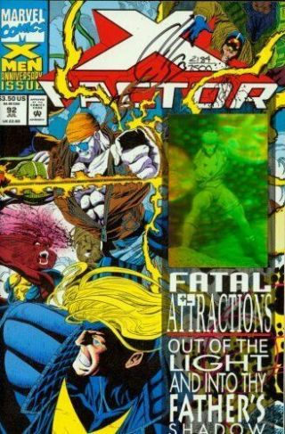 X - Factor 92 Autographed By Joe Quesada W/certificate Of Authenticity 3370/7500