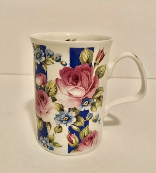 Roy Kirkham English Rose Fine Bone China Porcelain Cup Mug Vintage,  Rare