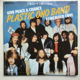 Beatles John Lennon " Give Peace A Chance " German Vinyl Press Unique Pic/cov
