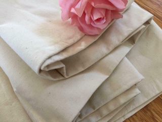 Vintage French Linen Metis Sheet Fabric 220 Cms Wide X 310 Cms Long