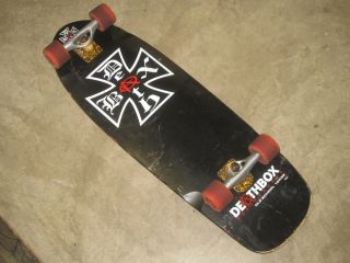 Deathbox Skateboard Complete (powell Peralta Wheels Rat Bones)