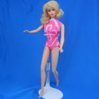 Vintage Barbie Doll Twist N Turn Blonde Marlo Flip Mod Tnt Mattel 1960s Beauty