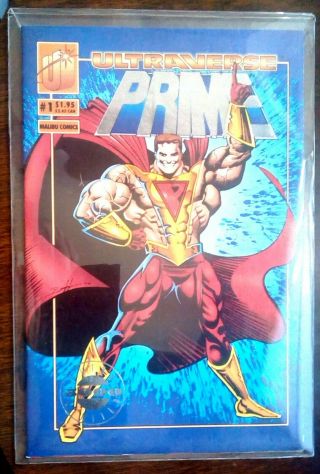 Malibu Comics Prime 1 Ultraverse Ultra (1993,  Nm,  9.  4, ) Limited To 5,  000 Made