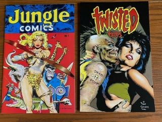 Jungle Comics 1,  Twisted Tales,  Blackthorne,  Eclipse Comics,  Dave Stevens Art