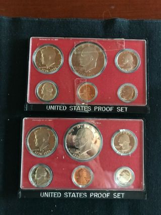 2 United States Proof Bi Centennial 1776 - 1976 6 Coin Set