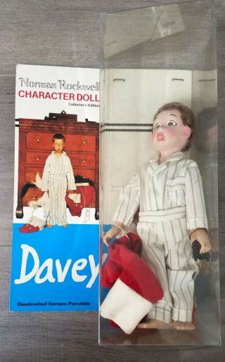Norman Rockwell Character Doll Davey Collectors Edition Vintage 1979