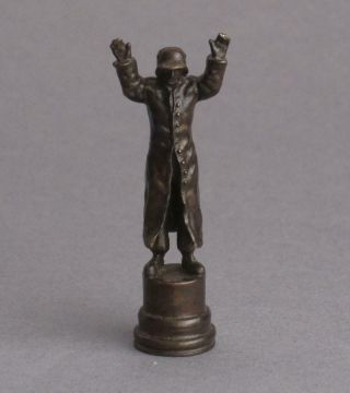 Bronze WW1 SOMME Vintage GERMAN Prisoner of WAR Sculpture PIPE TAMPER Sculpture 2