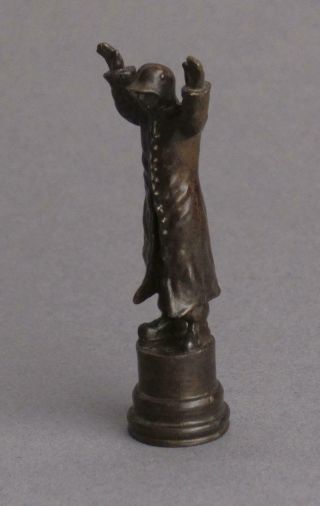 Bronze WW1 SOMME Vintage GERMAN Prisoner of WAR Sculpture PIPE TAMPER Sculpture 3