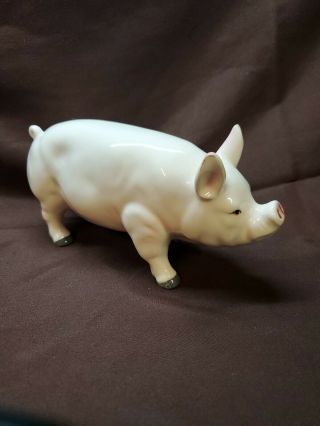 Lefton Ceramic Pig Sow Figurine