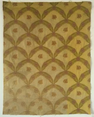 19th C.  French Woven Silk Neo - Classic Woven Fabric (2668)