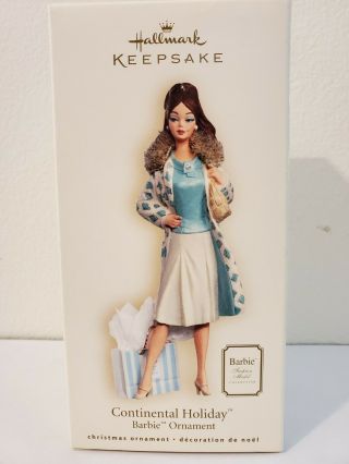Hallmark Keepsake Ornament - Barbie: Continental Holiday (2007)