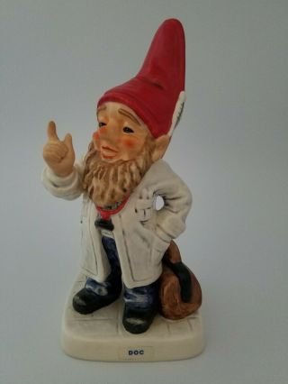 Vintage 1979 Goebel W.  Germany Co - Boy Doc Gnome Figurine