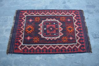 N1213 Vintage Afghan Decor Maimana Kilim Tribal Moroccan Kilim Rug 3 
