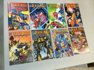 Death Race 2020 1 - 8 Complete Set 1 2 3 4 5 6 7 8 Cosmic Comics 1995