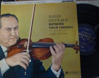 David Oistrakh - Cluytens / Beethoven Violin Concerto / Columbia 33cx 1672